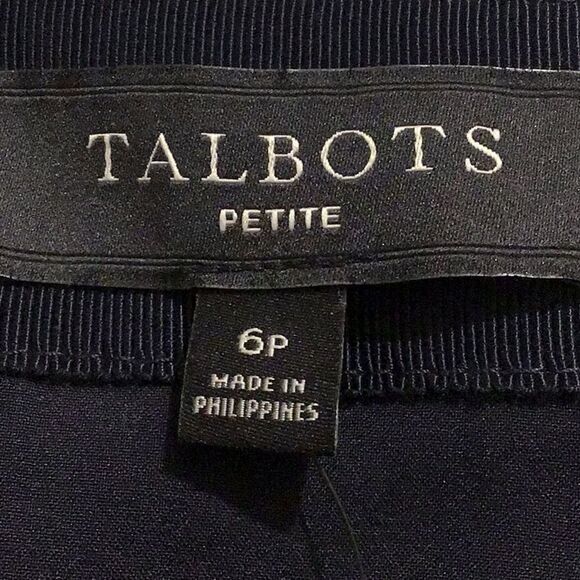 Talbots Petites Blue Pink Plaid Wool Blend Scalloped Edge Button Mini Skirt NEW - Picture 14 of 16